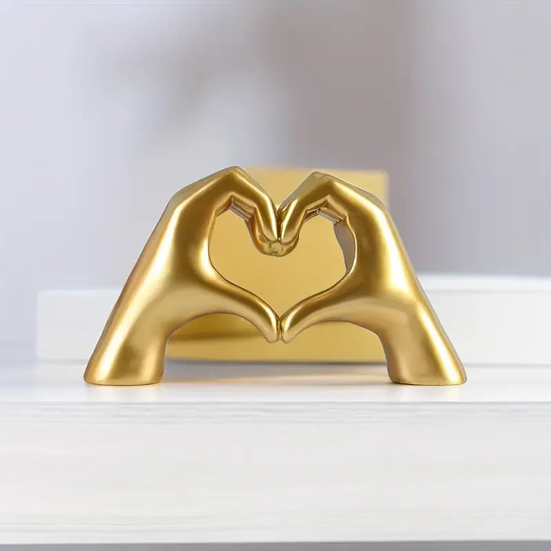 Escultura Mãos de Coração