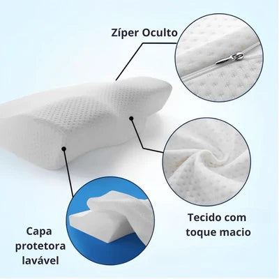 OrtoMax– Travesseiro Ortopédico para Cuidados Cervicais