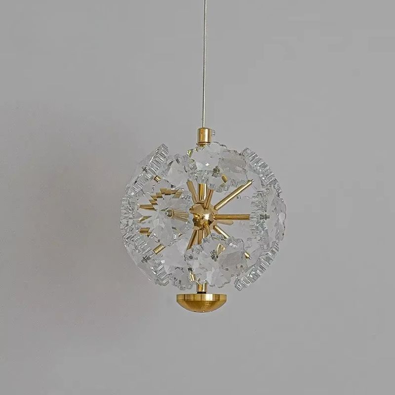 Lustre Pendente de Luxo Cristal em Vidro K9 Ducale LEDZ