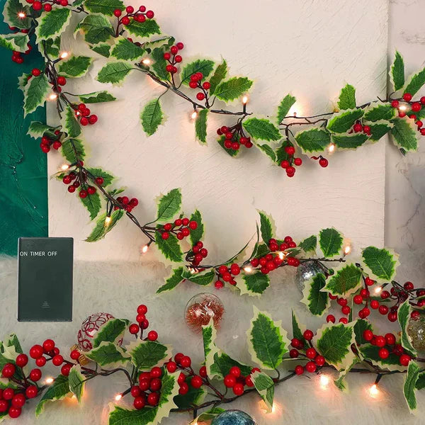 Guirlanda de Natal com Pisca Pisca LED
