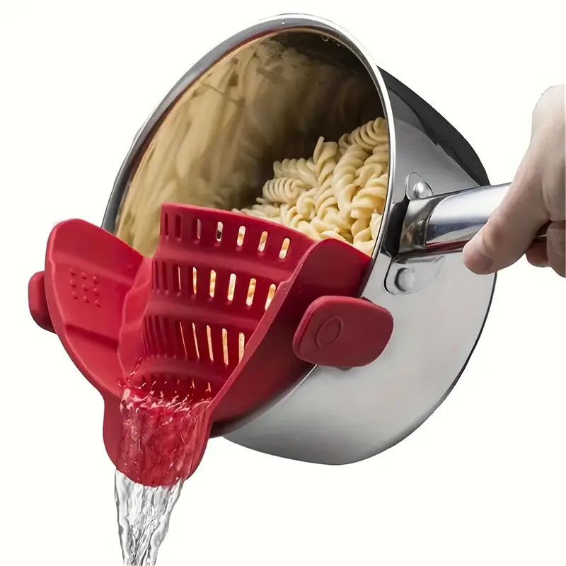 Escorredor de Panela de Silicone Ajustável – Praticidade e Versatilidade para sua Cozinha