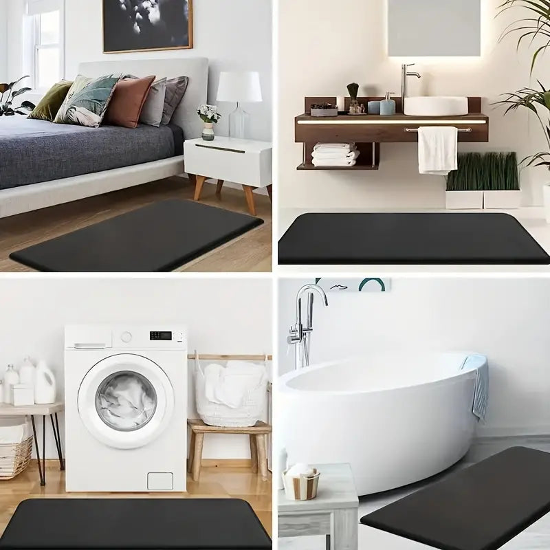 Tapete de Espuma de Memória SoftTouch - Ultra Absorvente, Secagem Rápida