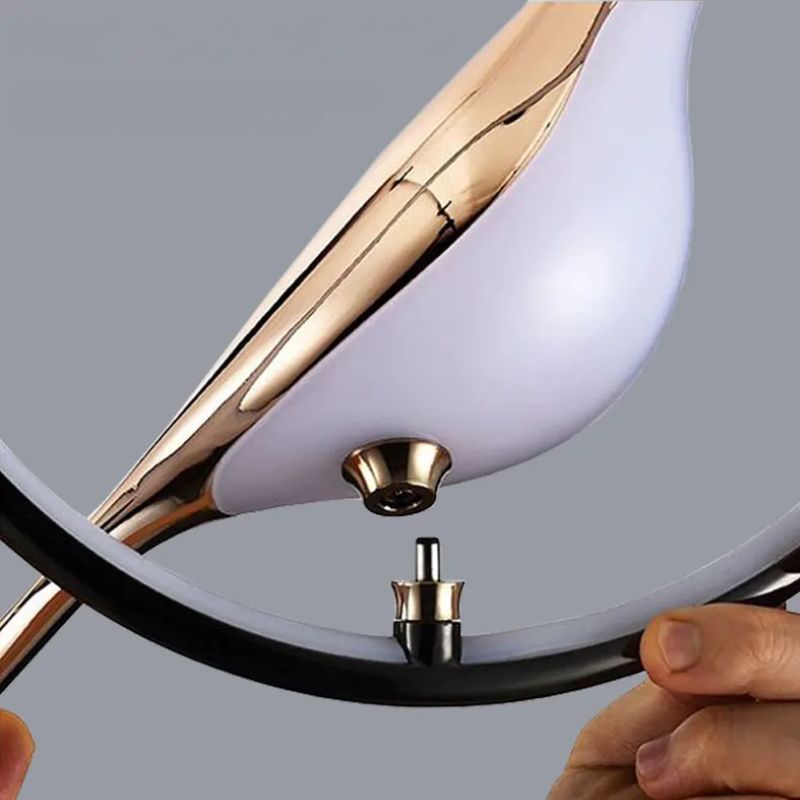 Lustre Pendente de Luxo Pássaro Magpie Led
