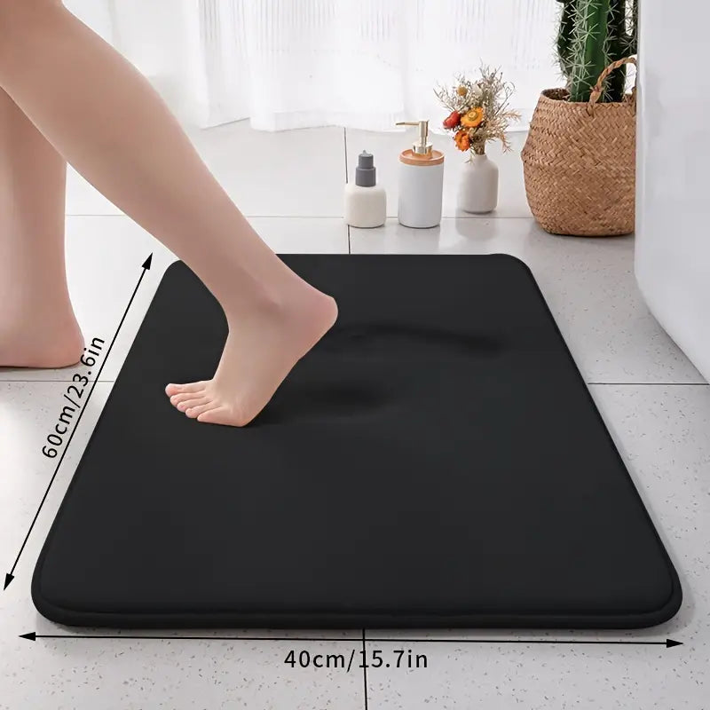 Tapete de Espuma de Memória SoftTouch - Ultra Absorvente, Secagem Rápida