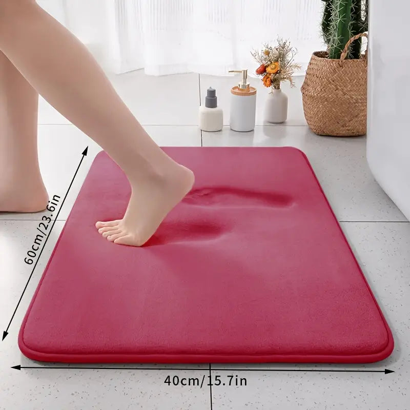 Tapete de Espuma de Memória SoftTouch - Ultra Absorvente, Secagem Rápida