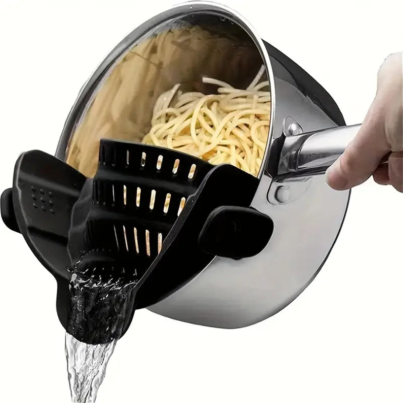 Escorredor de Panela de Silicone Ajustável – Praticidade e Versatilidade para sua Cozinha