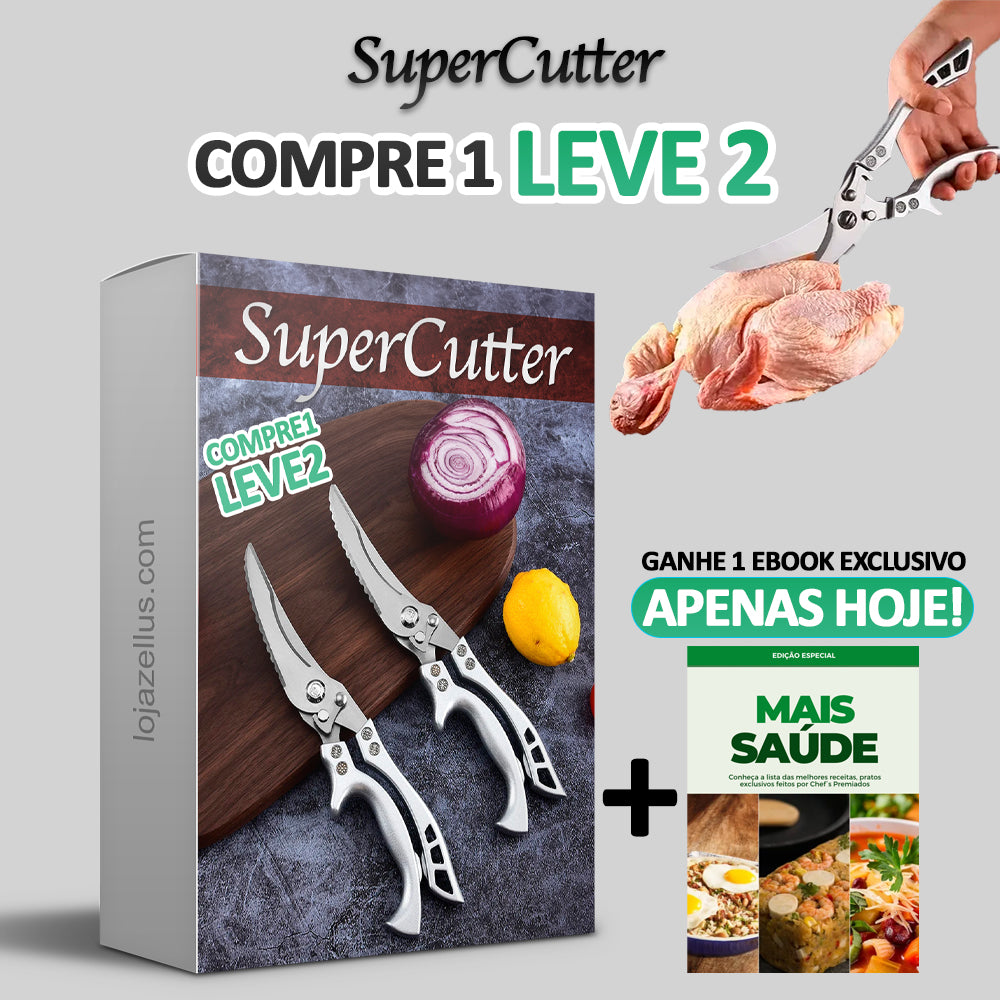 SuperCutter - Aço Inoxidável de Alta Qualidade (BRINDE SOMENTE HOJE)