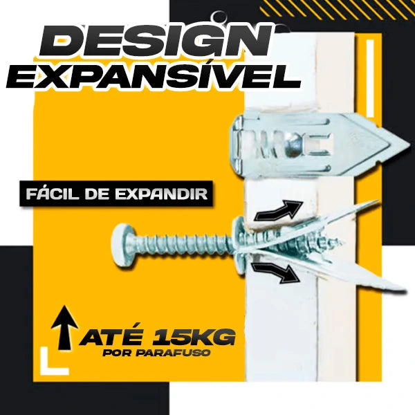 Fixação Poderosa para Objetos Pesados - DrilMax