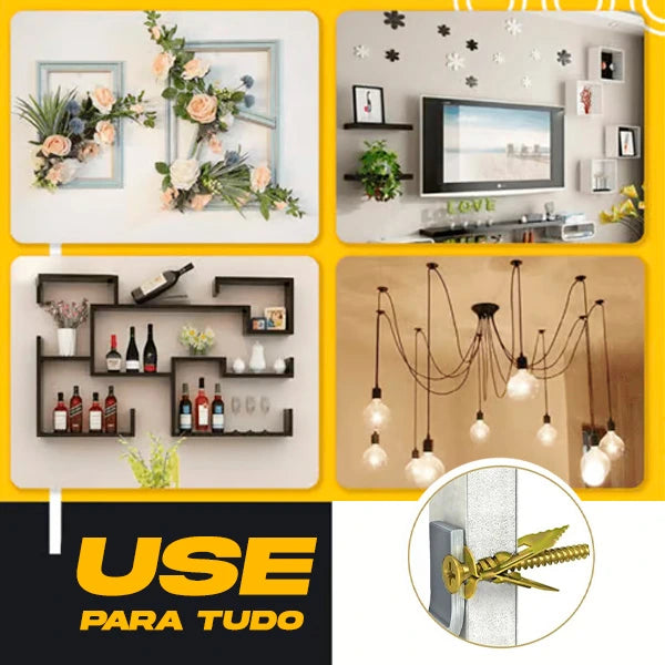 Fixação Poderosa para Objetos Pesados - DrilMax