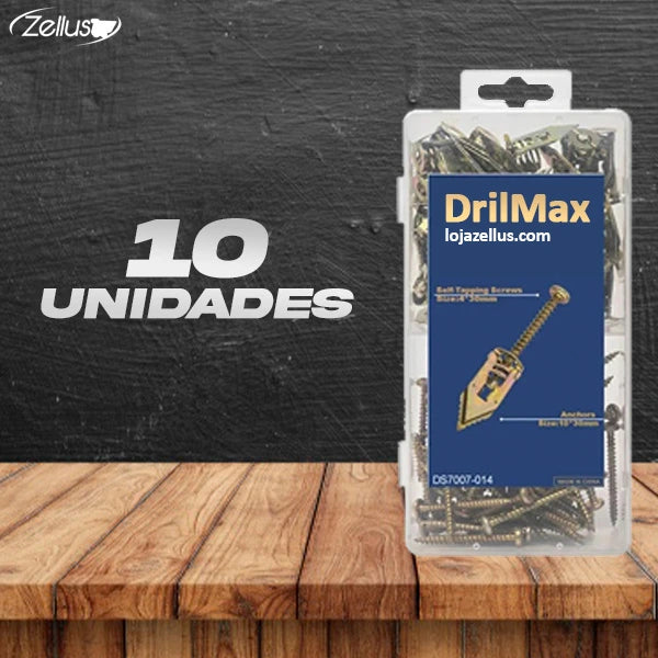 Fixação Poderosa para Objetos Pesados - DrilMax