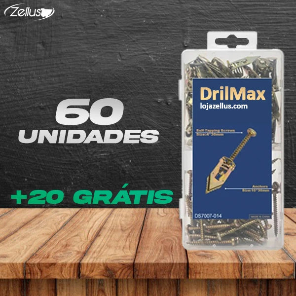 Fixação Poderosa para Objetos Pesados - DrilMax