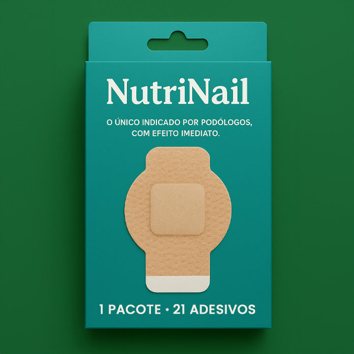 O único adesivo antifúngico que elimina fungos imediatamente - NutriNail®