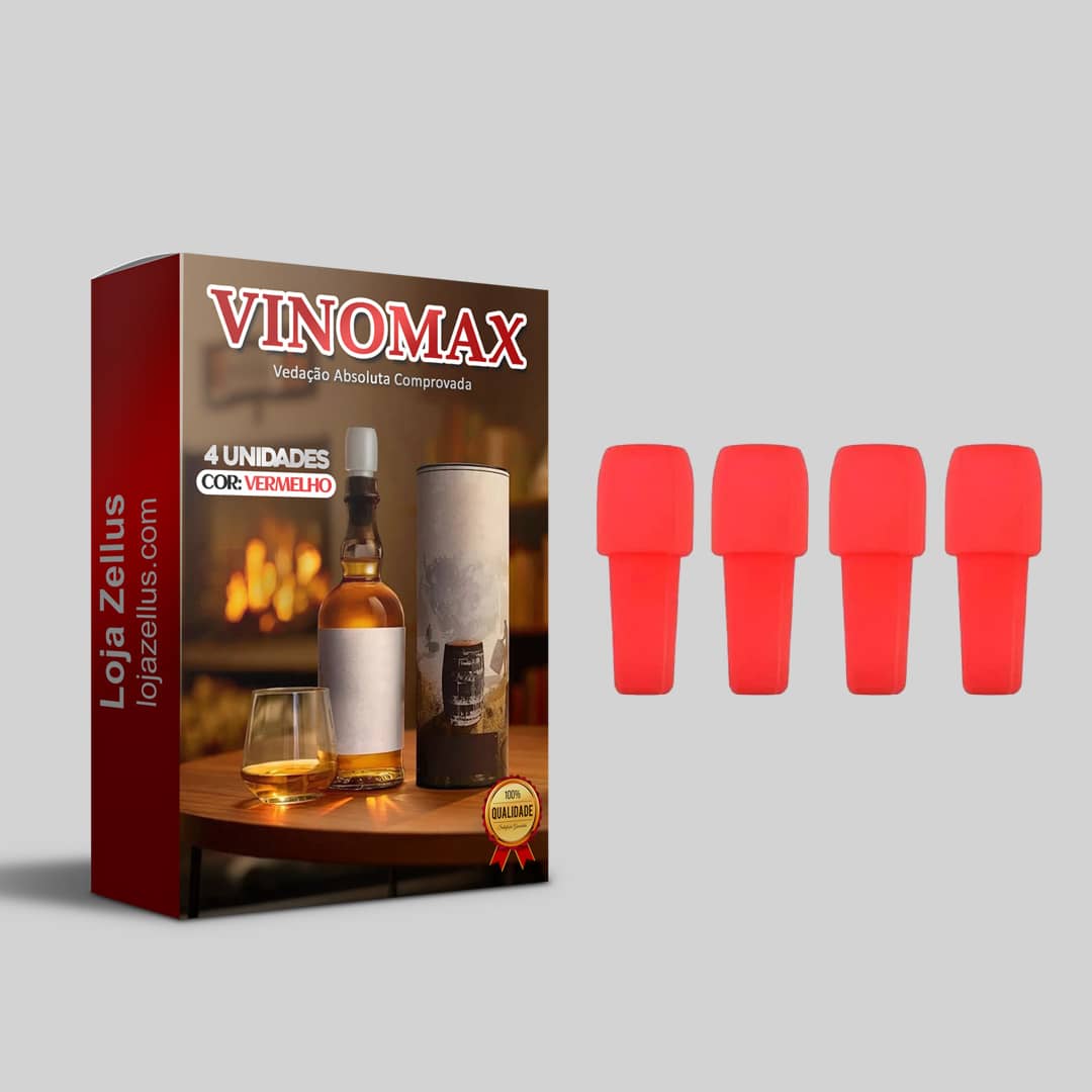 VinoMax - Mantenha seu Vinho Fresco por Muito Mais Tempo (PROMOÇÃO)