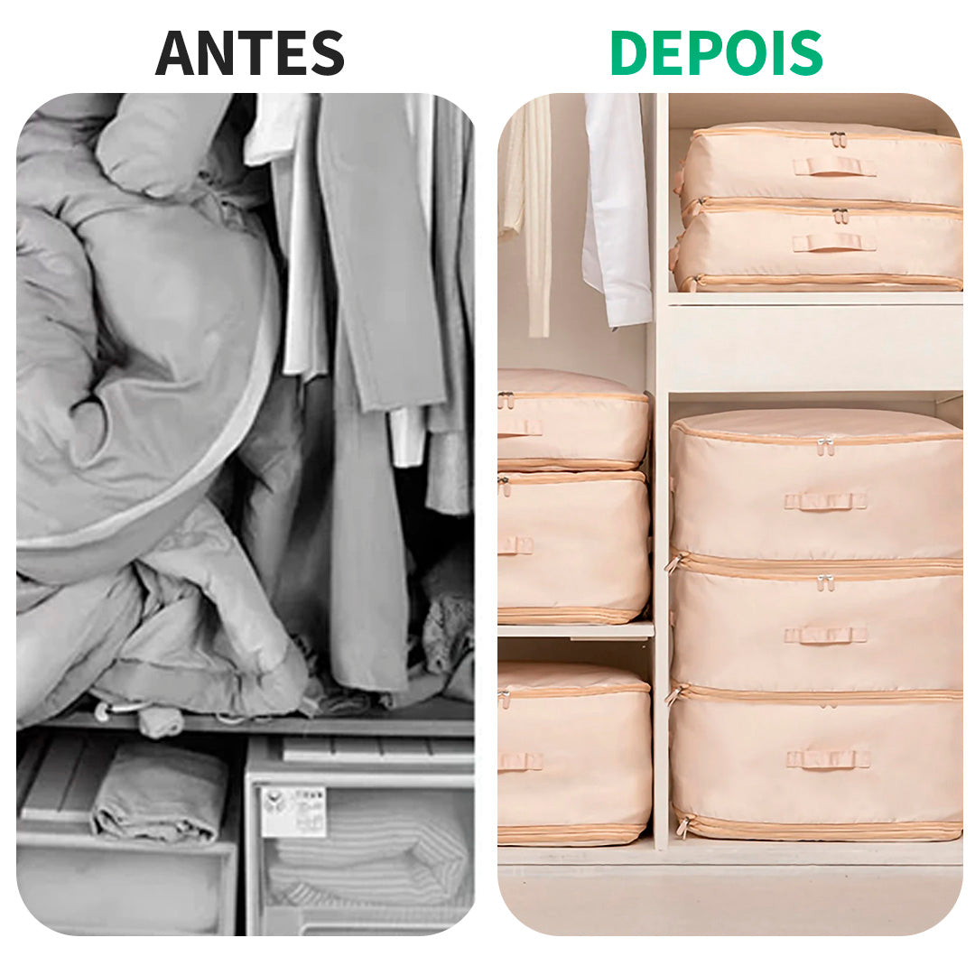Organizador BigMax - Economize até 55% de Espaço em Segundos