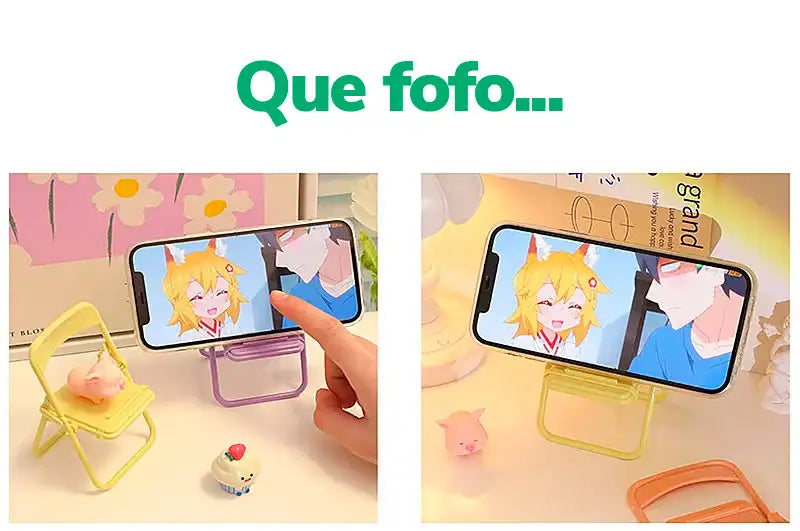 SuportMax - Suporte para celular com design criativo e funcional.