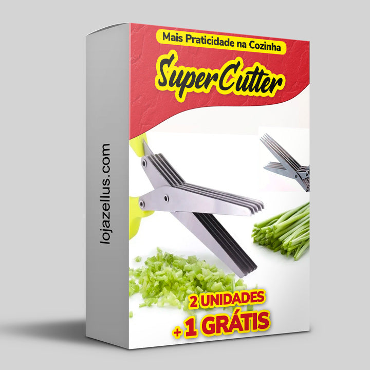 SuperCutter - Tesoura de cozinha de 5 lâminas
