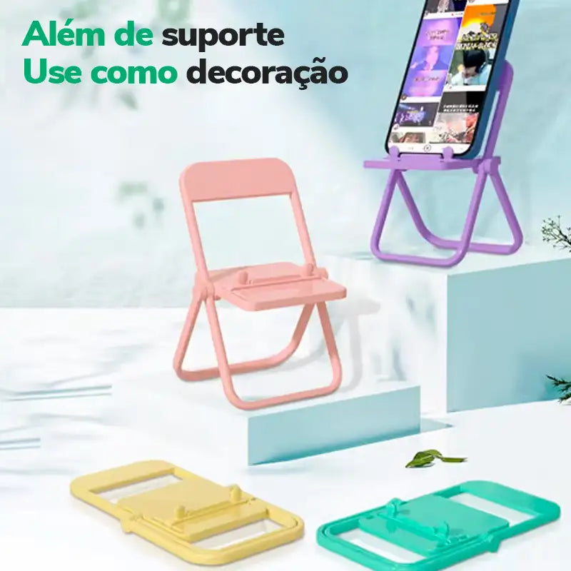 SuportMax - Suporte para celular com design criativo e funcional.