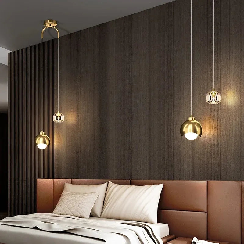 Lustre Pendente de Luxo Minimalista Small Lamp Led