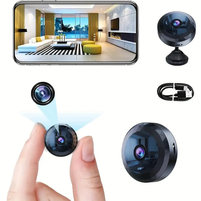 Micro Câmera Espiã HD A12: Monitoramento em Tempo Real (LANÇAMENTO)