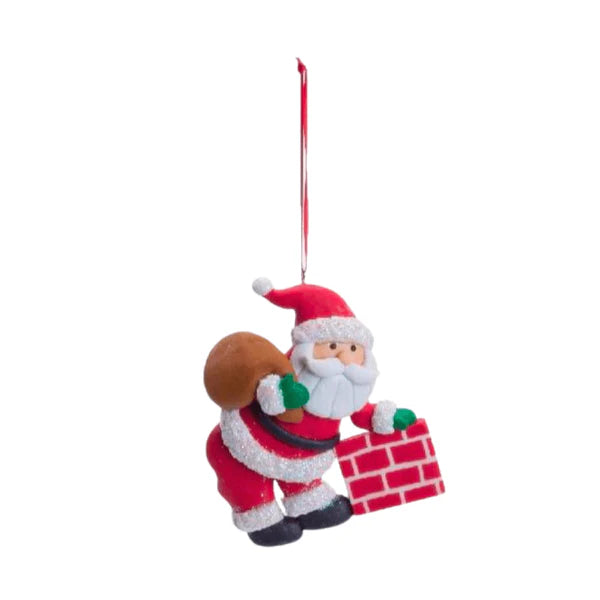 Enfeite de Natal Papai Noel 3pcs