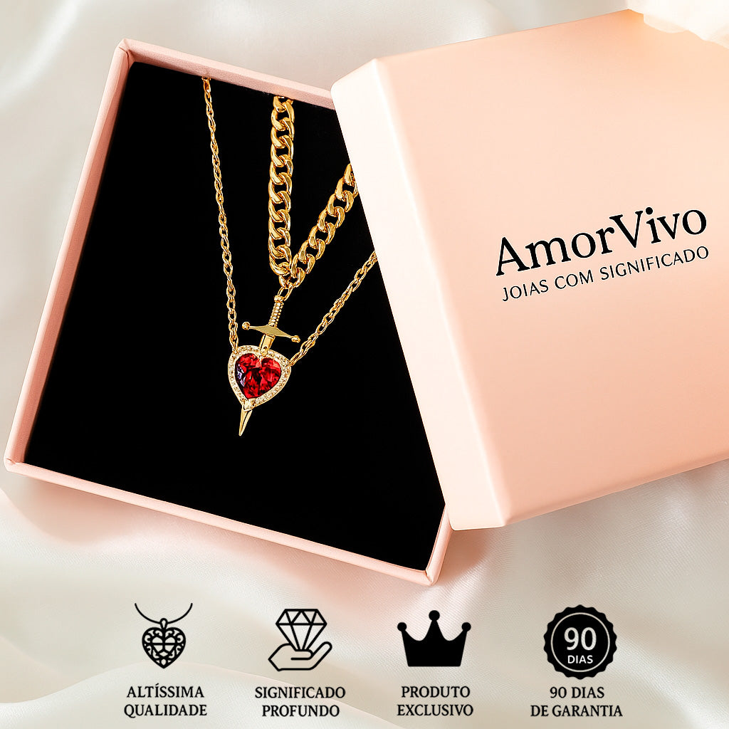 O Colar Que Simboliza Amor, Força, Proteção - AmorVivo™