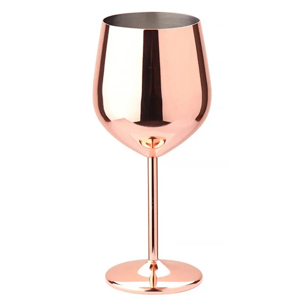 Taça de Inox 500ml Metalizada – Luxo para Seus Drinks