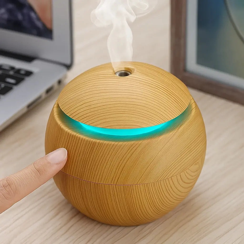 Umidificador de Ar com Difusor Aromatizador Moderno