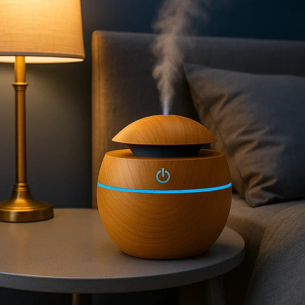 Umidificador de Ar com Difusor Aromatizador Moderno