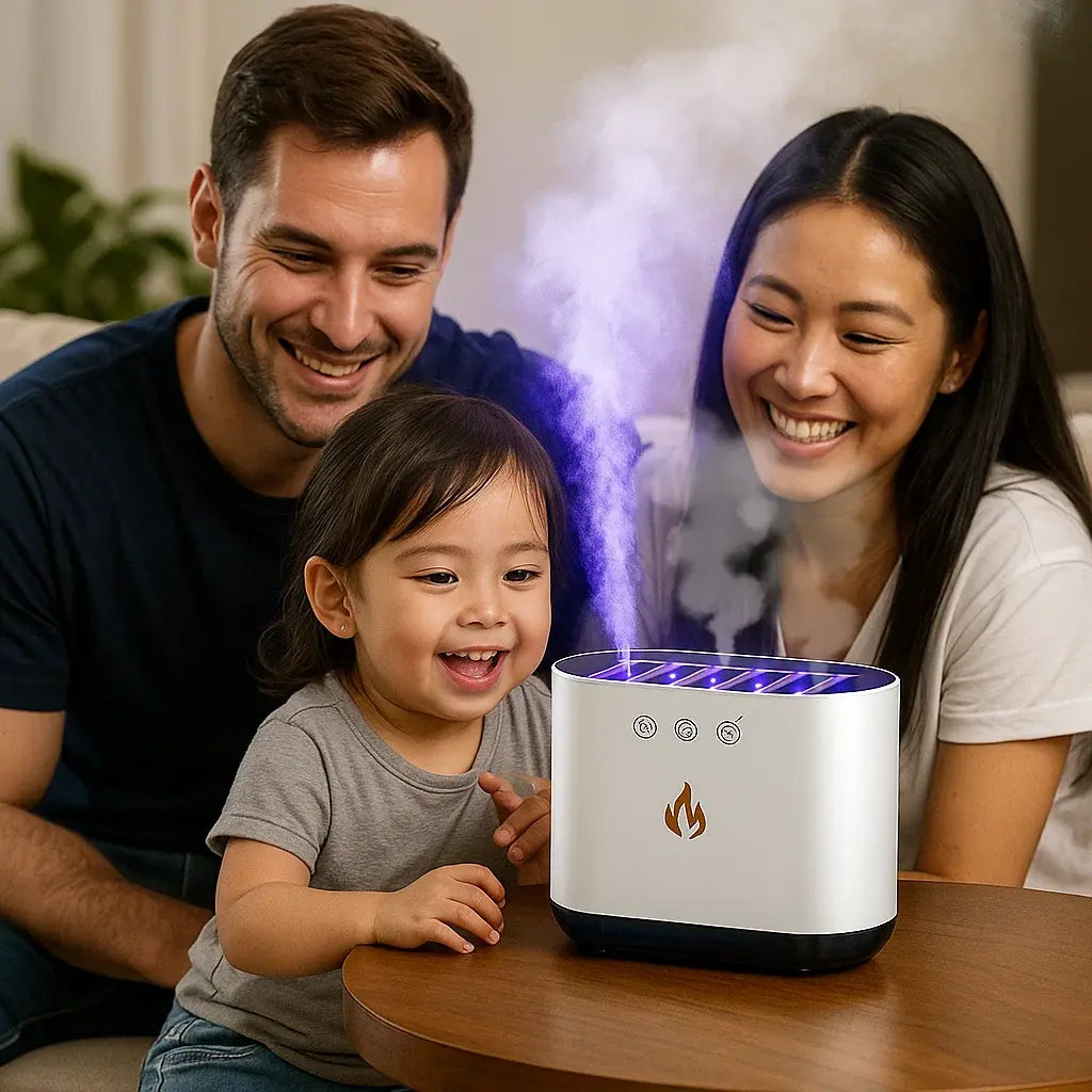 Umidificador de Ar Life Ultrassônico Portátil Led 900ml