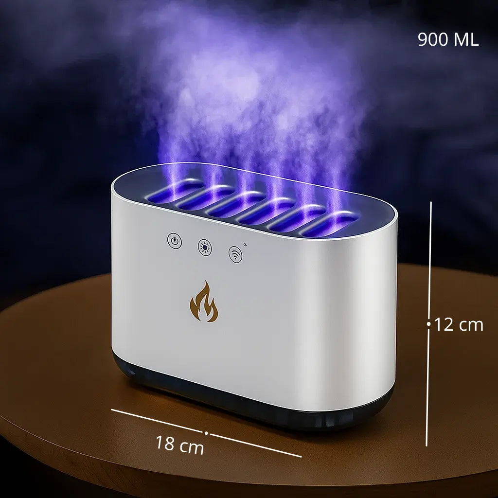Umidificador de Ar Life Ultrassônico Portátil Led 900ml
