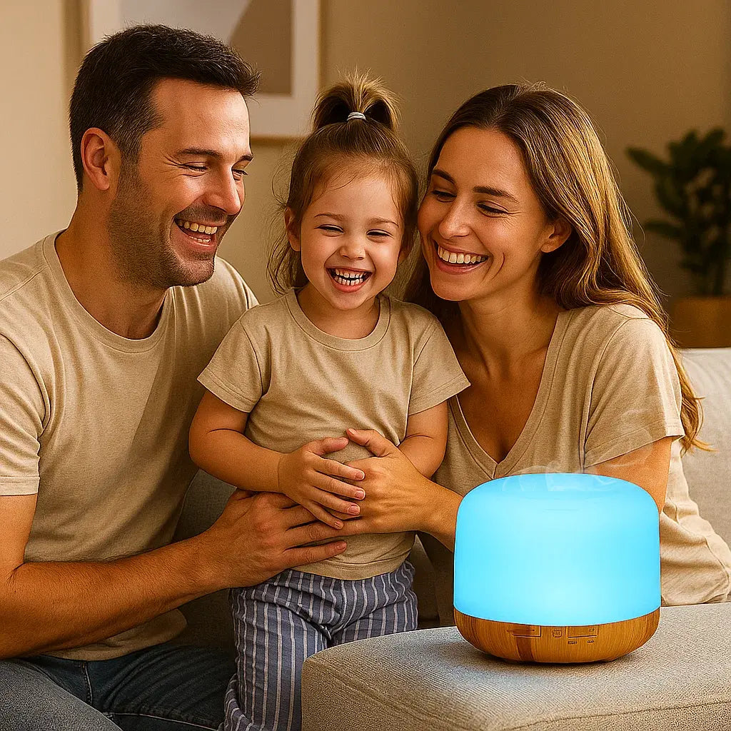 Umidificador de Ar e Difusor 7 em 1 Led | Respire com Tranquilidade