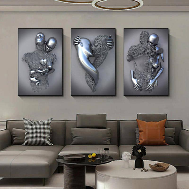 LoveArt's - Impressão em 3D Canvas, Expresse seu Amor