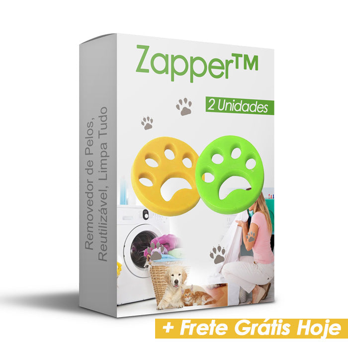 Zapper™️ - Removedor de Pelos, Reutilizável, Limpa Tudo