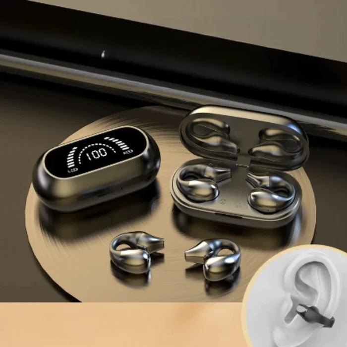 Fone de ouvido bluetooth de condução óssea - FoneMax