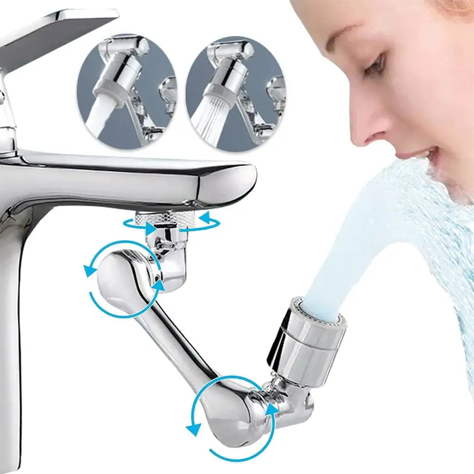 Extensor de Torneira 1080° PowerMax com 2 Jatos