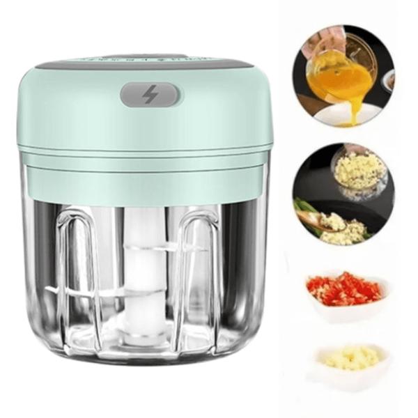 Mini Triturador Elétrico Portátil para Temperos