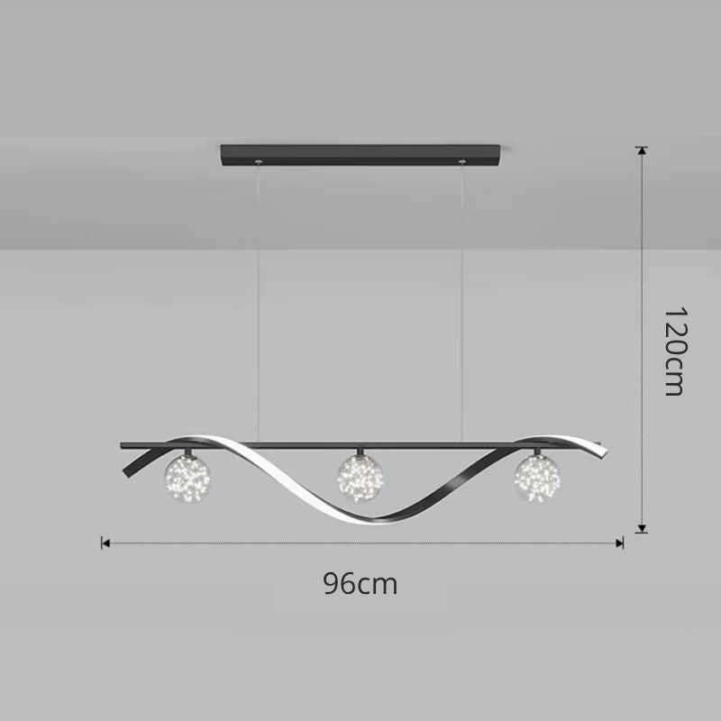 Lustre Pendente de Luxo Horizon Ledz