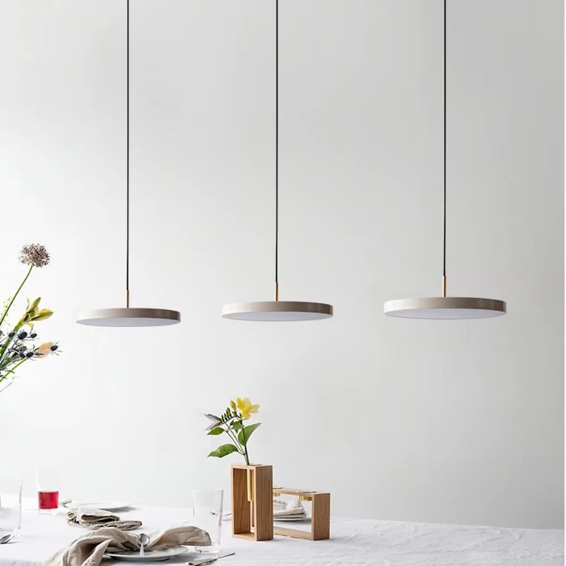 Lustre Pendente Moderno Macaron Led