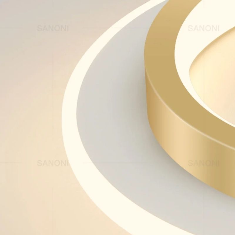 Luminária de Teto Plafon Halo LEDZ — Circular/Quadrada - 20cm/25cm