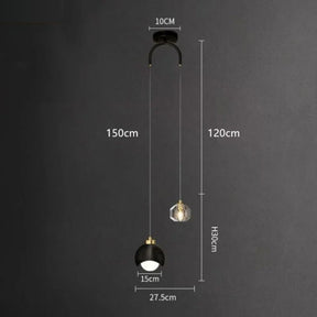 Lustre Pendente de Luxo Minimalista Small Lamp Led