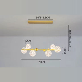 Lustre Pendente de Luxo Jabuticaba Prisma LEDZ - 75cm