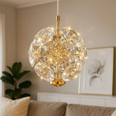 Lustre Pendente de Luxo Cristal em Vidro K9 Ducale LEDZ