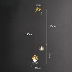 Lustre Pendente de Luxo Minimalista Small Lamp Led