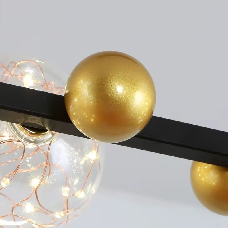 Lustre Pendente de Luxo Jabuticaba Prisma LEDZ - 75cm