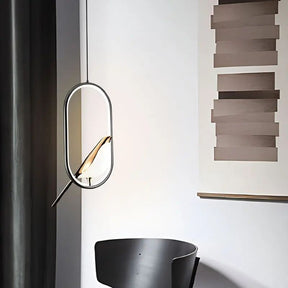 Lustre Pendente de Luxo Pássaro Magpie Led