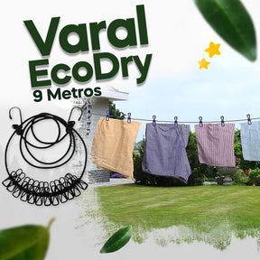 Varal EcoDry - A Solução Prática para Secar suas Roupas [9 Metros]