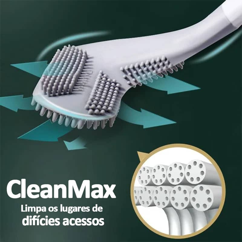 Escova CleanMax - Limpeza Profunda, Rápida, Fim das Manchas e Odores