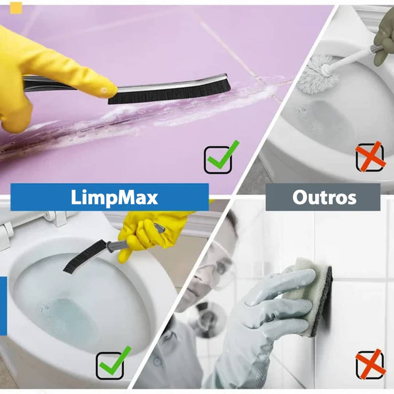 Escova LimpMax - Tenha Cantos Impecáveis e Brilhantes em Segundos