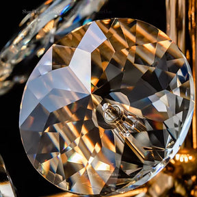 Lustre Pendente de Luxo Cristal em Vidro K9 Ducale LEDZ