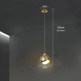 Lustre Pendente de Luxo Minimalista Small Lamp Led